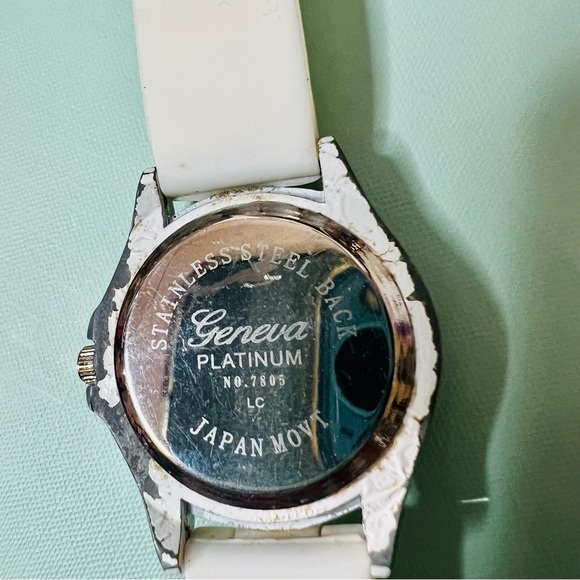 Geneva Platinum Diamond Watch main image 8
